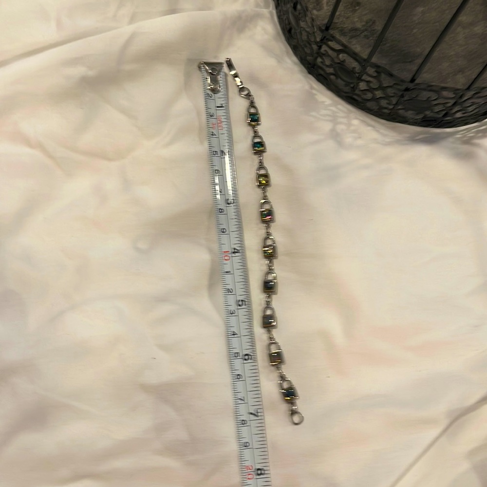 Silver and mother of Pearl bracelet